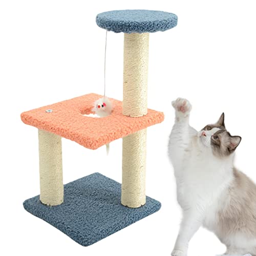 Katzenturm – Katzen-Kletterturm, Katzenkratzbaum, mehrlagiges Design, liegende und ruhende Katze, keine Krümel, für Kätzchen und kleine Katzen Foccar von FOCCAR