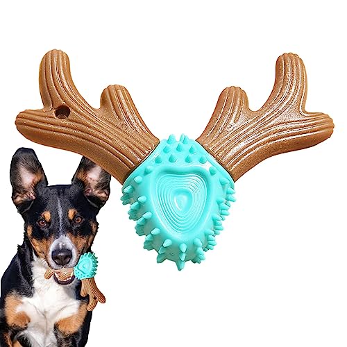 Kauspielzeug für Hunde, Geweih-Form, quietschend, interaktiv zur Linderung von Langeweile, kleine, mittelgroße und große Hundespielzeuge, Welpenutensilien Foccar Kauspielzeug für Hunde, Geweih-Form, quietschend, interaktiv zur Linderung von Langeweile, kleine, mittelgroße und große Hundespielzeuge, Welpenutensilien Foccar von FOCCAR