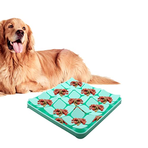 Leckmatte für Hunde | Tragbares Slow Food Pad Hundespielzeug, Slow Feeder Hund Puzzle Spielzeug für Fellpflege, Baden, Nageltrimmen, Training Lear-au von FOCCAR