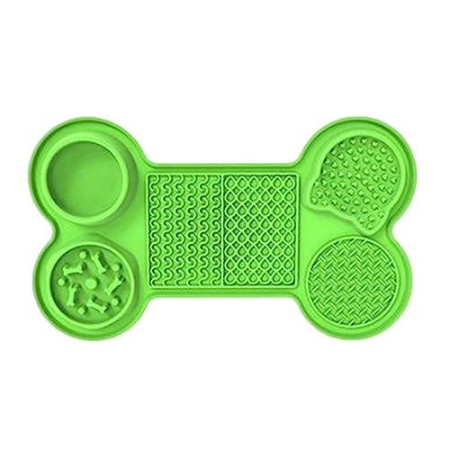 Leckmatte für Hunde | Welpe Slow Feeder Matte | Pet Feeding Pad 5 große Saugnapf-Designs, gesunde Essgewohnheiten, verschiedene Textur-Designs für Kätzchen, Hündchen und andere Haustiere Foccar von FOCCAR