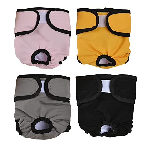 Windeln für weibliche Welpen, wiederverwendbar, verstellbares Design, wiederverwendbar und waschbar, vierlagiges Design für kleine Hunde, Welpen und weibliche Haustiere Foccar Windeln für weibliche Welpen, wiederverwendbar, verstellbares Design, wiederverwendbar und waschbar, vierlagiges Design für kleine Hunde, Welpen und weibliche Haustiere Foccar von FOCCAR