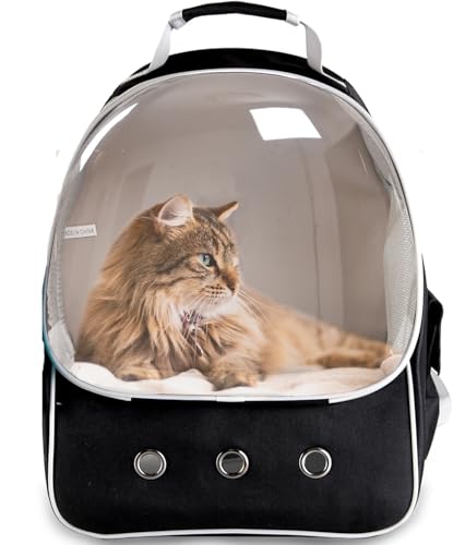 Erweiterbare Haustier-Tragetasche für Katzen und kleine Hunde, belüftete Tragetasche mit bequemen Schultergurten, von Fluggesellschaften zugelassene Haustier-Tragetaschen für kleine Hunde, Kätzchen, von FOCZZU