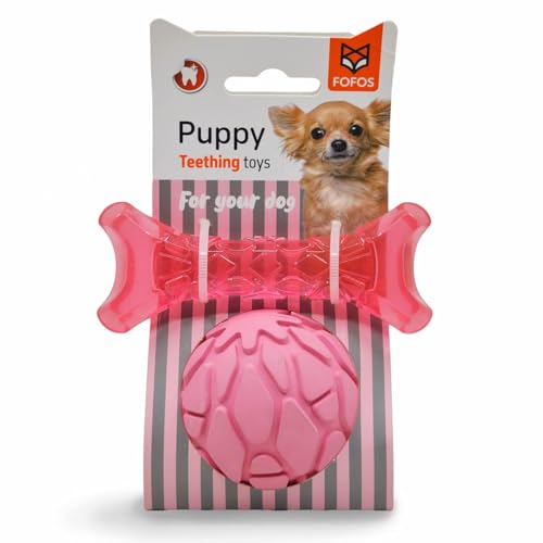 Fofos milk Bone & Ball welpenspielzeug rosa Fofos milk Bone & Ball welpenspielzeug rosa von FOFOS