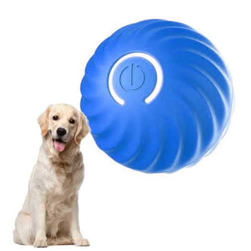 FOGARI Blau Simulated Interactive Electric Cat Ball | 27 inch Hunting Cat Mat Toy | 2 in 1 Guitar Cat Toy with Self-Rolling Ball | Interactive Toy for Indoor Cats von FOGARI