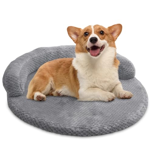 Hundebett Run, Katzenbett Flauschig, Hundekissen Kleine Hunde - Hundedecke waschbar und rutschfest Hundebett Flauschig Hundekissen für Kleine Mittelgroße Grosse Hunde Decke Weiches und Warmes, 60 cm von FOGARI