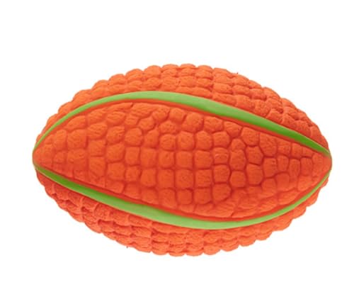 FOIHHS Hund Spielzeug Latex Rugby Tennis Hund Biss Soundball Haustier Spielzeug 9cm von FOIHHS