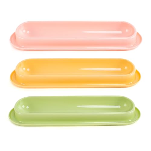 FOLODA 3pcs Mehrere Katzen Skidsichere Basis Katzen Fütterungsplatte Katzen Fütterungsschale Und Trinker Langform Haustier Fütterungsschale Katzen Teller Für Nasse Lebensmittel Schnurrhaarer Teller FOLODA 3pcs Mehrere Katzen Skidsichere Basis Katzen Fütterungsplatte Katzen Fütterungsschale Und Trinker Langform Haustier Fütterungsschale Katzen Teller Für Nasse Lebensmittel Schnurrhaarer Teller von FOLODA