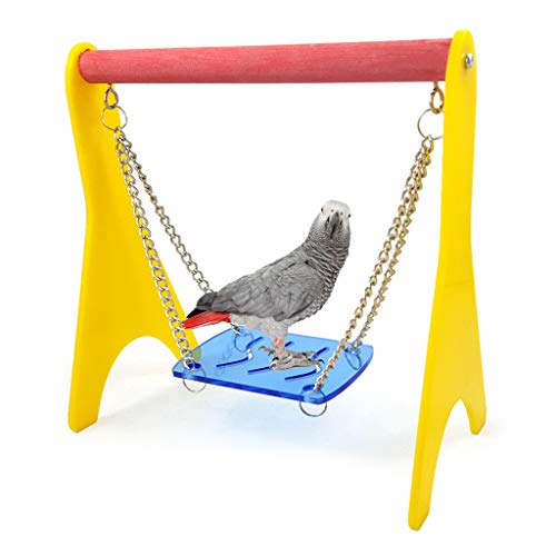 FOLODA Acryl Schaukel Huhn Spielzeug Mit Hängender Kette Baby Küken Barsch Käfig Ständer FOLODA Acryl Schaukel Huhn Spielzeug Mit Hängender Kette Baby Küken Barsch Käfig Ständer von FOLODA