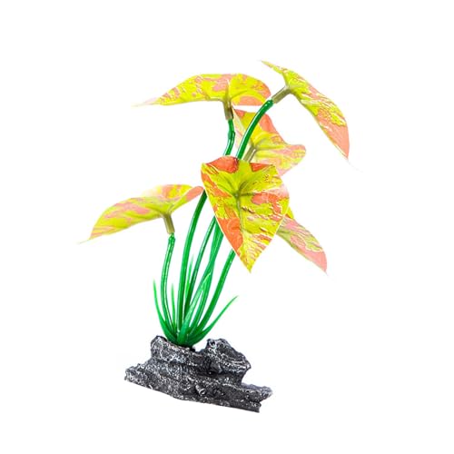 FOLODA Fishtanks Dekoration Realistische Grüne Pflanze Mit Harz Basis Natürliche Looks Für Hausgebrauch Fishtanks Und Aquarien Ornament Home Aquarien Dekore von FOLODA