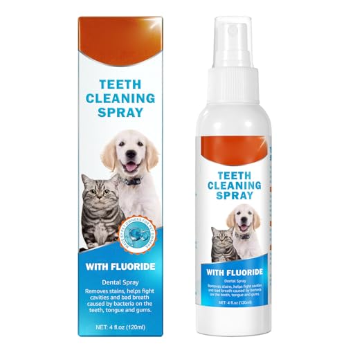 FOLODA Hunde-Atemerfrischer, beseitigt Mundgeruch und beugt Zahnfleischerkrankungen bei Hunden und Katzen vor, 120 ml, Zahnreinigungsspray, Haustierpflege FOLODA Hunde-Atemerfrischer, beseitigt Mundgeruch und beugt Zahnfleischerkrankungen bei Hunden und Katzen vor, 120 ml, Zahnreinigungsspray, Haustierpflege von FOLODA