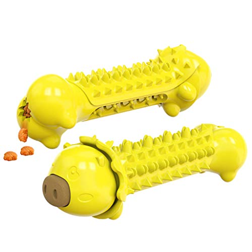 FOLODA Hundespielzeug, Haustier Kauspielzeug Set Zahnbürste Spielzeug Lebensmittel Dosierung Kauen Gummi Spielzeug für große mittelgroße kleine Haustiere Hunde von FOLODA