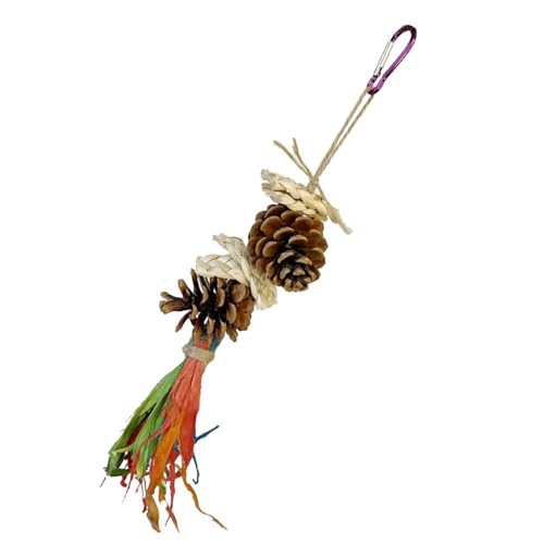 FOLODA Papageienspielzeug, Vogelkäfig-Spielzeug, Hängeblock, buntes Reißspielzeug, Vogelkäfigzubehör, Wellensittiche, Kauspielzeug, Aras, Pickspielzeug, natürliches Vogelkäfig-Spielzeug FOLODA Papageienspielzeug, Vogelkäfig-Spielzeug, Hängeblock, buntes Reißspielzeug, Vogelkäfigzubehör, Wellensittiche, Kauspielzeug, Aras, Pickspielzeug, natürliches Vogelkäfig-Spielzeug von FOLODA