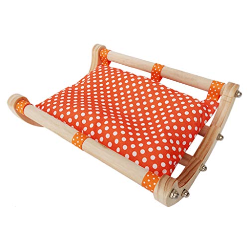 FOLODA Sofa Für Kaninchen Hamster Hase Ratte Chinchilla Sofa Bett Tierbett Für Käfig Kleine Cartoon Rockige Hamster Hängematte von FOLODA