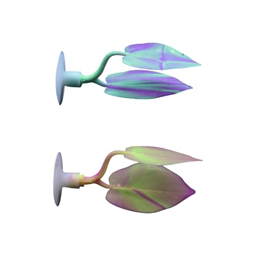 FOLODA Weiche Silikone Bettas Fisch Hängematte Realistische Korallen Aquarien Dekoration Mit Saugnapf Für Natürliche Simulation Natürliche Lebensräume Aquarien Pflanze von FOLODA