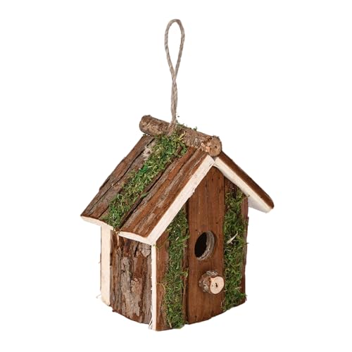 FOLODA Hanging Vogel Nist Box Für Hinterhof Wetterfeste Holzvogel Brutschachtel Für Wildbirds Shelter Garden Decors FOLODA Hanging Vogel Nist Box Für Hinterhof Wetterfeste Holzvogel Brutschachtel Für Wildbirds Shelter Garden Decors von FOLODA