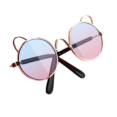 FOLODA Katzen Sonnenbrille Hund Sonnenbrille Haustiergläser Haustier Sonnenbrille Katzengläser Schutzhunde Brille Brille Brille Haustier Schutzbrille Sonnenbrille Sonnenbrille von FOLODA