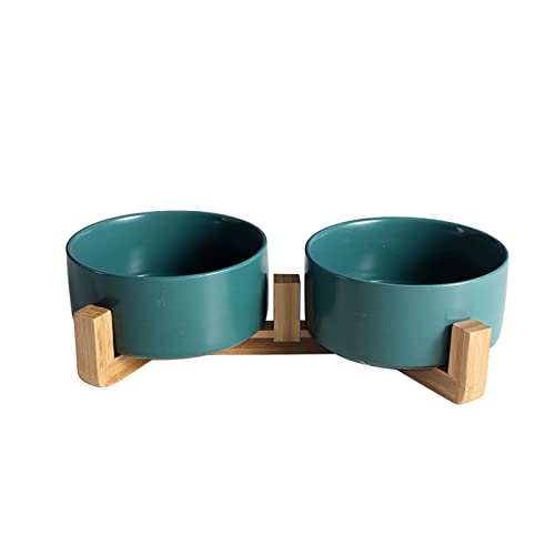 Keramicdog Bowl Mit Stand Dessert Schüssel Keramicsalad Schüssel Früchte Schüssel Mit Stand Ceramiccat Schüssel Mit Stand Catfeeder Ceramicsalad Schüssel von FOLODA
