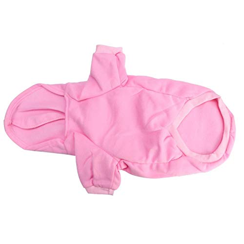 FOLOSAFENAR Hunde Hoodie, nettes modernes leichtes 10pcs Hunde-Sweatshirt für Haustier für Hund(pink, M) von FOLOSAFENAR
