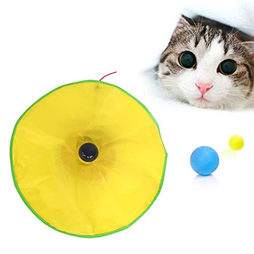 FOLOSAFENAR Undercover Maus unter Decke Katzenspielzeug, Stress abbauen Katzenspielzeug 4-Geschwindigkeitsmodus Leicht zu drehendes Nylontuch mit Rutschfester Basis für Katze von FOLOSAFENAR