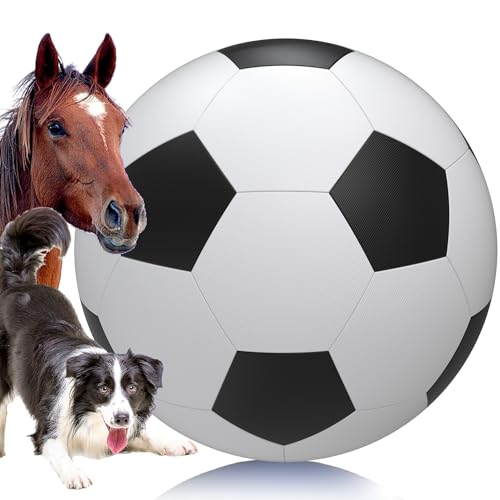 FOMAOGO Herding Ball für Hunde, 63,5 cm, Collie-Ball für Blue Heelers, australischer Schäferrinder, Rinder, Hunde, Pferdebälle, zum Spielen, Herding Ball, Pferd, Hundespielzeug, Geschenk, Schwarz und von FOMAOGO