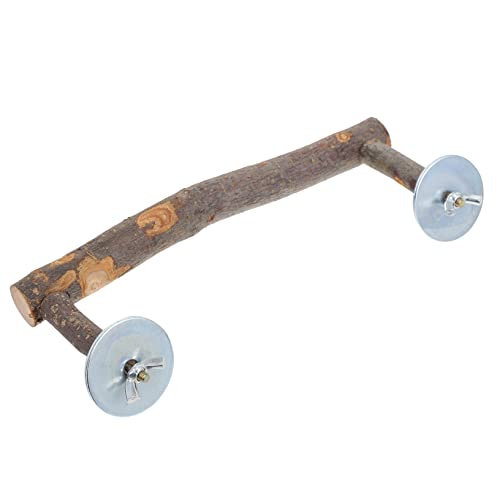 FOMIYES 1satz Papageien Standstange Aus Holz U-förmiger Design-sitzstab Für Vögel Mit Kauspielzeug-Funktion Für Vogelkäfige Fördert Bewegung Und Beschäftigung von FOMIYES