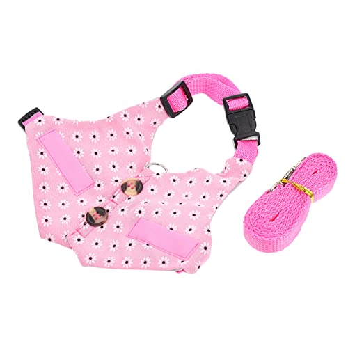 FOMIYES Hasenweste Leine Spielzeug Haustier für Kleintiere Weste Leine Set FOMIYES Hasenweste Leine Spielzeug Haustier für Kleintiere Weste Leine Set von FOMIYES