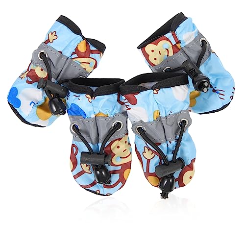 FOMIYES Haustier Verstellbares Design Easy-on Hundeschuhe für Nicht-Hunde Stiefel 1 Set FOMIYES Haustier Verstellbares Design Easy-on Hundeschuhe für Nicht-Hunde Stiefel 1 Set von FOMIYES