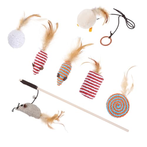 FOMIYES Interaktives Haustierspielzeug Für Katzen 1 Set Mäuse Flirtstab Für Katzen Katzenspielzeug Zubehör Für Katzen Mäusespielzeug Stilvolles Design FOMIYES Interaktives Haustierspielzeug Für Katzen 1 Set Mäuse Flirtstab Für Katzen Katzenspielzeug Zubehör Für Katzen Mäusespielzeug Stilvolles Design von FOMIYES