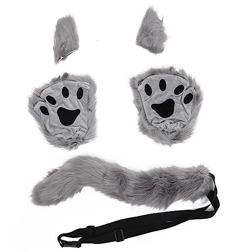 FOMIYES 1 Satz Outfit Halloween-Haustierkostüm pelziges Kostüm Haustier Kostüme hoch Halloween Costume Halloween Kleidung Halloween-Party-Cosplay-Stütze Ohren Stirnband Stoff Grey FOMIYES 1 Satz Outfit Halloween-Haustierkostüm pelziges Kostüm Haustier Kostüme hoch Halloween Costume Halloween Kleidung Halloween-Party-Cosplay-Stütze Ohren Stirnband Stoff Grey von FOMIYES