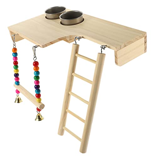 FOMIYES Papagei Spielständer Vogel Leiter Ausbildung Plattform Vogel Käfig Zubehör Spielzeug Schaukel FOMIYES Papagei Spielständer Vogel Leiter Ausbildung Plattform Vogel Käfig Zubehör Spielzeug Schaukel von FOMIYES