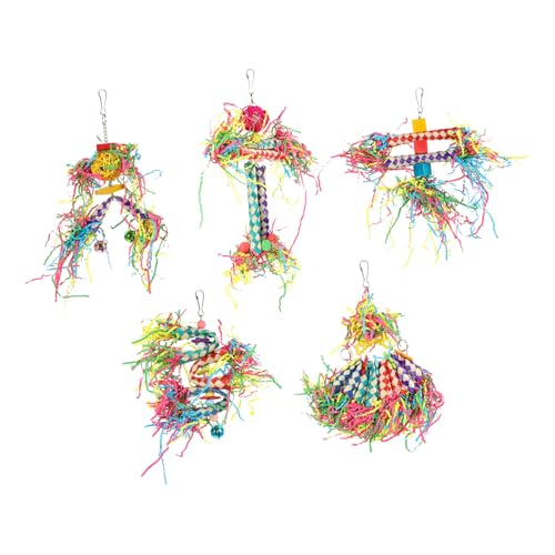 FOMIYES 1satz Vögel Spielzeug Für Papageien Multifunktionale Kaubedarf Naturholz Und Nagen Teiliges Für Wellensittiche Und Kleine Papageien von FOMIYES