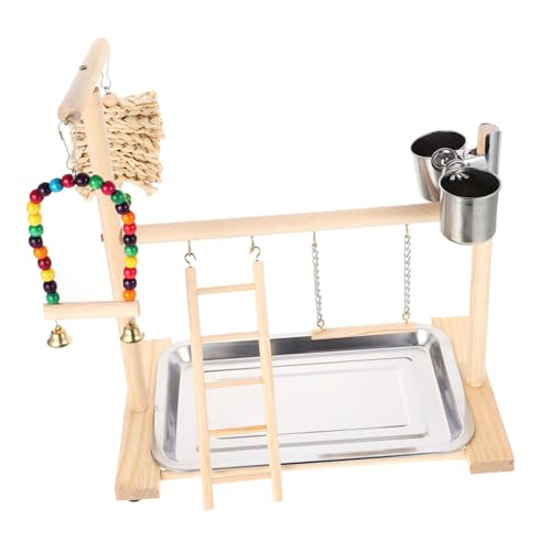 FOMIYES Trainingsregal für Papageien Vogelspielständer Vogelschaukel Papageienspielzeug-Set Vogelspielzeug FOMIYES Trainingsregal für Papageien Vogelspielständer Vogelschaukel Papageienspielzeug-Set Vogelspielzeug von FOMIYES