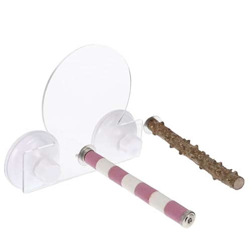 FOMIYES Papagei Vogel Spielzeug 1 Set Sittiche Stange Spielzeug Tasse Vogel Stand Stangen Für Übung Koordination Balance von FOMIYES