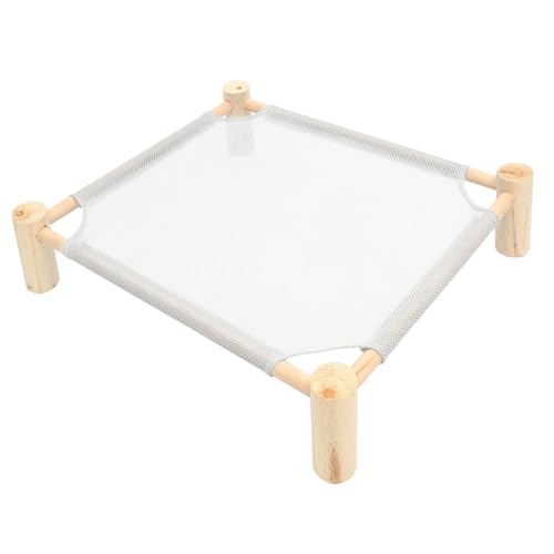 FOMIYES Reptilien-hängematte Aus Holz Für Eidechsen Haustier-ruhematte Schaukelspielzeug Natürliche Holzbasis von FOMIYES
