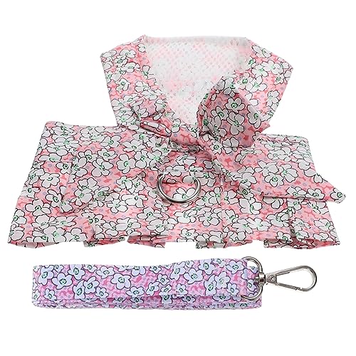 FOMIYES 1 Satz Trägerwestenkleid Für Hunde Hundekleidung Outdoor-zubehör Für Haustiere Hundeleine Mit Blumenmuster Gürtel Seilgeschirr Für Hund Katzenleine Rock Frettchen XXL Polyester FOMIYES 1 Satz Trägerwestenkleid Für Hunde Hundekleidung Outdoor-zubehör Für Haustiere Hundeleine Mit Blumenmuster Gürtel Seilgeschirr Für Hund Katzenleine Rock Frettchen XXL Polyester von FOMIYES