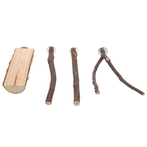 FOMIYES Holz Vogel Barsch Papagei Barsch Plattform Vogel Beißen Stick Natürliche Vogel Barsch Stehen von FOMIYES
