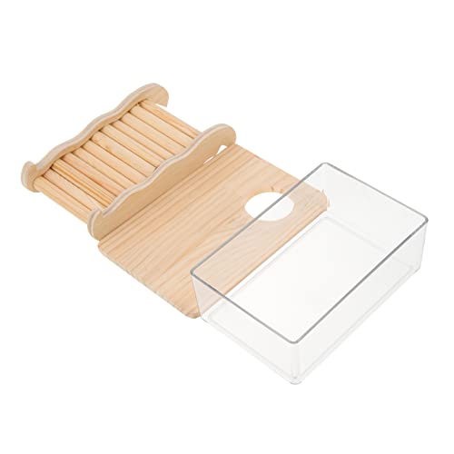 FOMIYES 1 Set Hamster Badekasten Leiter Glatte Kanten für Sicheres Meerschweinchen Leiter Versteck Nicht-Boden Acryl Material FOMIYES 1 Set Hamster Badekasten Leiter Glatte Kanten für Sicheres Meerschweinchen Leiter Versteck Nicht-Boden Acryl Material von FOMIYES