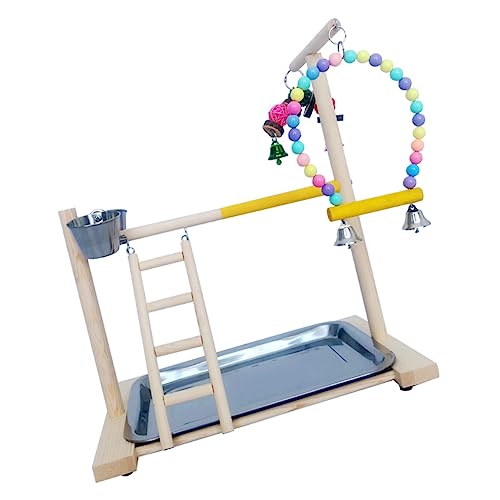 FOMIYES Papageienständer Trainingsständer Für Haustiere Vogelspielständer Spielzeug Papageienspielständer Für Vögel Interaktives Spielzeugständermaterial Zufällige Farbe FOMIYES Papageienständer Trainingsständer Für Haustiere Vogelspielständer Spielzeug Papageienspielständer Für Vögel Interaktives Spielzeugständermaterial Zufällige Farbe von FOMIYES