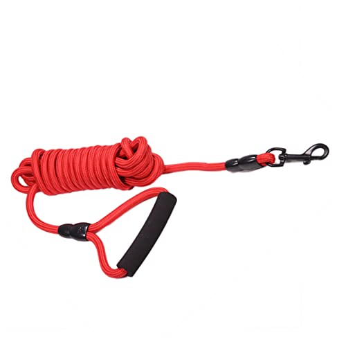 FOMIYES Hundetraining 10 M Rot Robuste Haustierleine Gepolsterter Griff für Verbesserten Halt und Kontrolle FOMIYES Hundetraining 10 M Rot Robuste Haustierleine Gepolsterter Griff für Verbesserten Halt und Kontrolle von FOMIYES