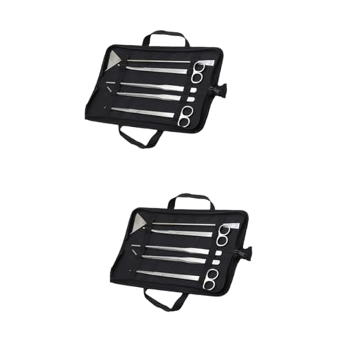 FOMIYES 2 Sets Aquarium Pflanzenpflege Werkzeug Aquarium Wartung Schere Pinzette Sand Schaber Für Einfache Aquascaping Setup 5 Stück * 2 FOMIYES 2 Sets Aquarium Pflanzenpflege Werkzeug Aquarium Wartung Schere Pinzette Sand Schaber Für Einfache Aquascaping Setup 5 Stück * 2 von FOMIYES