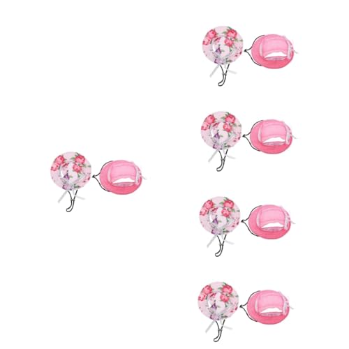 FOMIYES 5 Sets Haustier-sonnenblendenhut Mit Kinnriemen Für Hunde Und Katzen Outdoor-Hut Modisch Und Bequem Für 2 Stück * 5 von FOMIYES