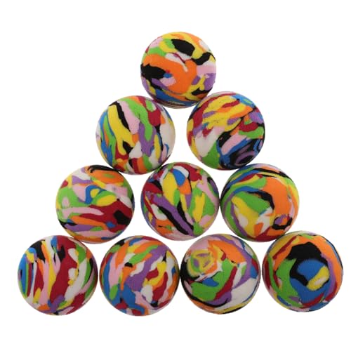 FOMIYES Teaser-Spielzeug für Haustiere Katze 10 Stück Katzenspielzeug Weich Jagende Bälle Bunt Durchmesser 4 Mm FOMIYES Teaser-Spielzeug für Haustiere Katze 10 Stück Katzenspielzeug Weich Jagende Bälle Bunt Durchmesser 4 Mm von FOMIYES
