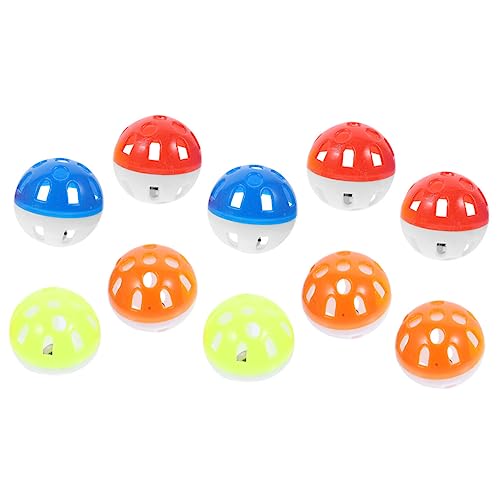 FOMIYES 10st Hohle Glockenkugel Glockenkugeln Spielzeug Papageien-trainingsspielzeug Katzenklingelkugeln Papageienspielzeug Vogelspielzeugball Haustier Die Vögel Füttern Plastik FOMIYES 10st Hohle Glockenkugel Glockenkugeln Spielzeug Papageien-trainingsspielzeug Katzenklingelkugeln Papageienspielzeug Vogelspielzeugball Haustier Die Vögel Füttern Plastik von FOMIYES
