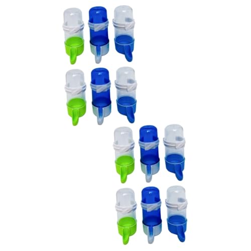 FOMIYES 12 STK Automatischer Trinkbrunnen Zubehör für Betta-Aquarien Papageien Wasserspender wasserflasche Vogelfütterer Wasserspender aus Kunststoff Speisewasser Werkzeug von FOMIYES