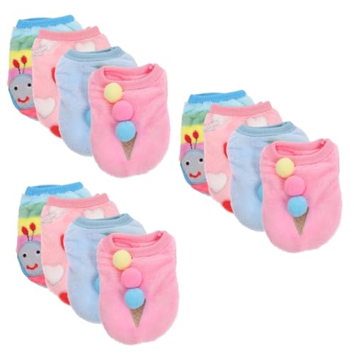 FOMIYES 12 STK Hasenkleidung Haustierweste Kleines Hundekostüm Hasenkostüm Welpenmantel Hund Wärme Kleidung Flanell-Pullover Für Haustiere Kleider Drucken Plüsch Hund Korallenvlies FOMIYES 12 STK Hasenkleidung Haustierweste Kleines Hundekostüm Hasenkostüm Welpenmantel Hund Wärme Kleidung Flanell-Pullover Für Haustiere Kleider Drucken Plüsch Hund Korallenvlies von FOMIYES
