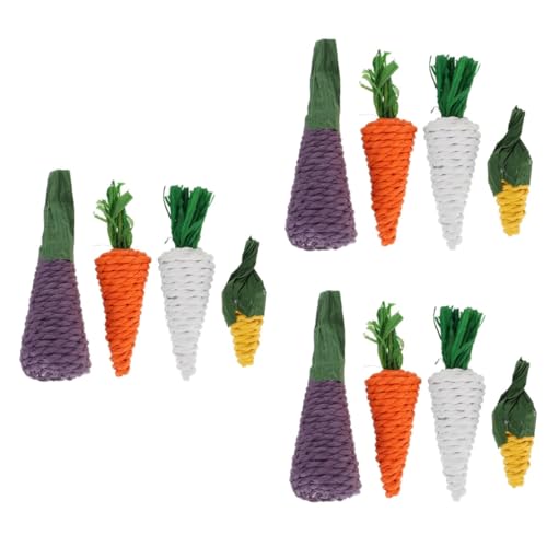FOMIYES 12 STK Kauspielzeug Hasen-Karotten-Spielzeug Hamster-luffa-Spielzeug Hase-Spielzeug Aus Papierseil Spielzeug Für Hamsterkäfige Hasenspielzeug Klein Zahnbürste Natürlicher Luffa FOMIYES 12 STK Kauspielzeug Hasen-Karotten-Spielzeug Hamster-luffa-Spielzeug Hase-Spielzeug Aus Papierseil Spielzeug Für Hamsterkäfige Hasenspielzeug Klein Zahnbürste Natürlicher Luffa von FOMIYES