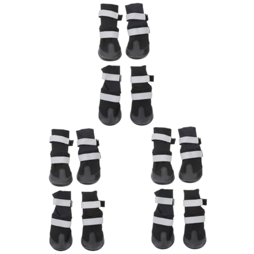 FOMIYES 12 hundeschuhe hundepfote Dog Shoes Schuhe für Hundestiefel für große Haustierschuhe für Großer Regenstiefel Chihuahua Kurze von FOMIYES