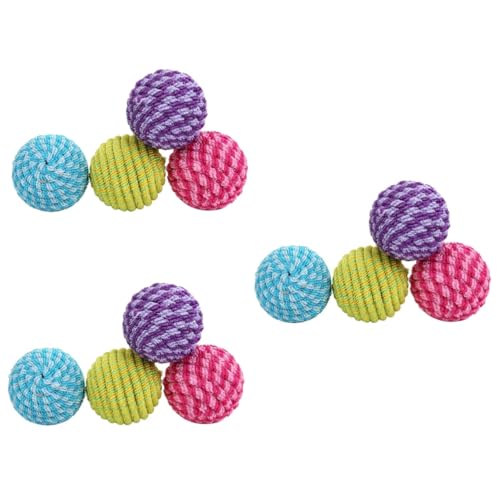 FOMIYES 12stücke Elastische Katzenspielbälle Interaktives Spielzeug Für Katzen Farbenfrohe Und Langlebige Bälle Für Zahnreinigung Und Und Farben Zufällig FOMIYES 12stücke Elastische Katzenspielbälle Interaktives Spielzeug Für Katzen Farbenfrohe Und Langlebige Bälle Für Zahnreinigung Und Und Farben Zufällig von FOMIYES