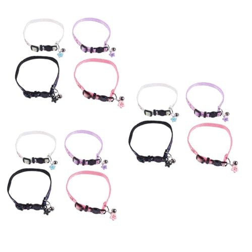 FOMIYES 3er-Sets Luxuriöses Katzenhalsband Geblümte Haustier-Halskette Sicherheitskette Glocke Haustier-Krawatten Modisch Waschbar Bequem Der Charme Ihres Haustiers 4 Stück X 3 FOMIYES 3er-Sets Luxuriöses Katzenhalsband Geblümte Haustier-Halskette Sicherheitskette Glocke Haustier-Krawatten Modisch Waschbar Bequem Der Charme Ihres Haustiers 4 Stück X 3 von FOMIYES
