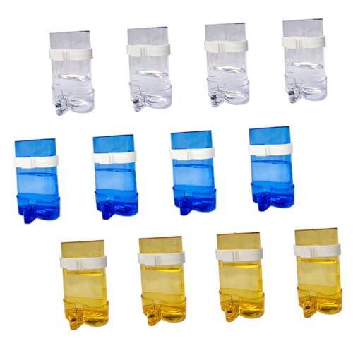 FOMIYES Papagei Automatische Feeder Wasser Flasche 12 Stücke Vogel Wasser Dispenser Für Käfig Pet Liefert von FOMIYES
